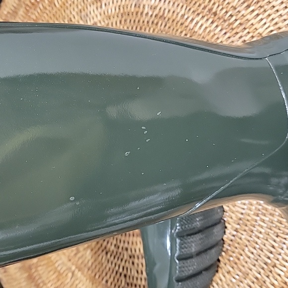 Hunter Tall Rain Boots Sz 6 Green - Picture 6 of 6